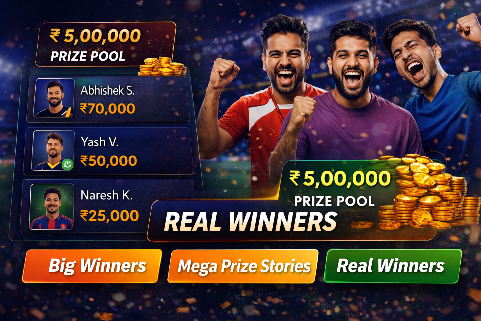 Boom 11 winners celebration artwork